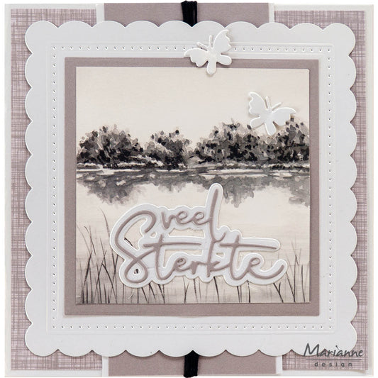 Marianne Design A4 Cutting Sheet - Tiny's Serenity