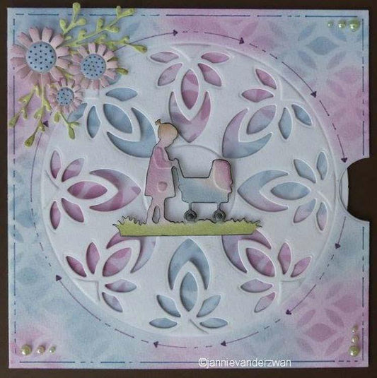 Nellie's Choice - Multi Frame Dies Kaleidoscope Flower-Circle