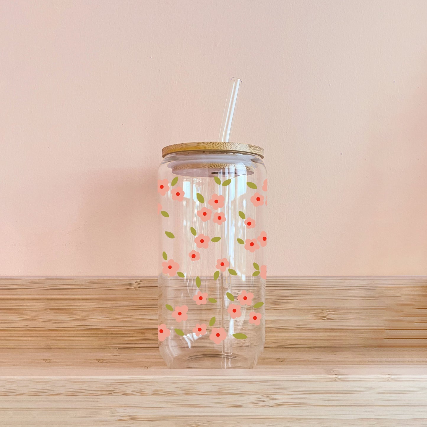 Verre boho - Bloom rose