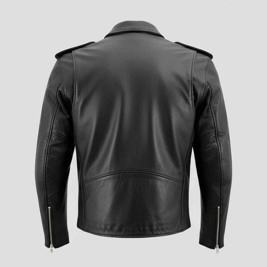 X Element Men's Leather Motorcycle Jacket