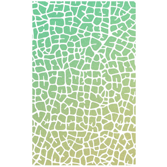 Ciao Bella Texture Stencil 5x8 Leaf Venation