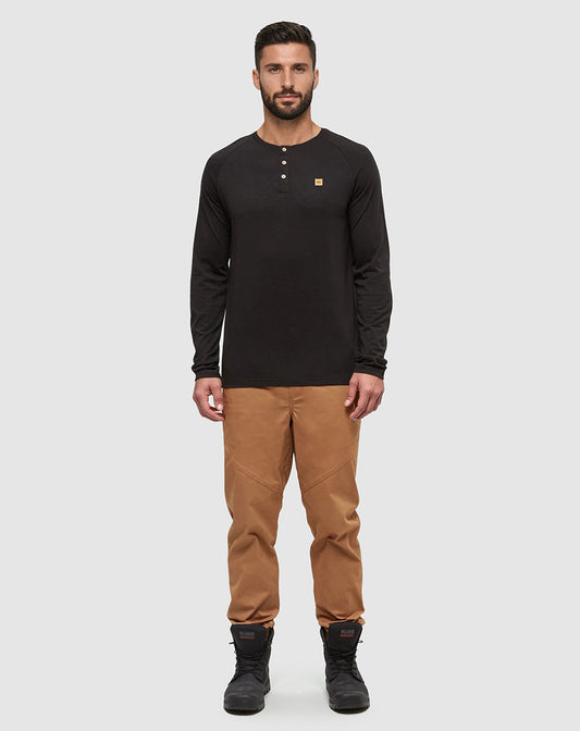 TreeBlend Baker Henley Langarm