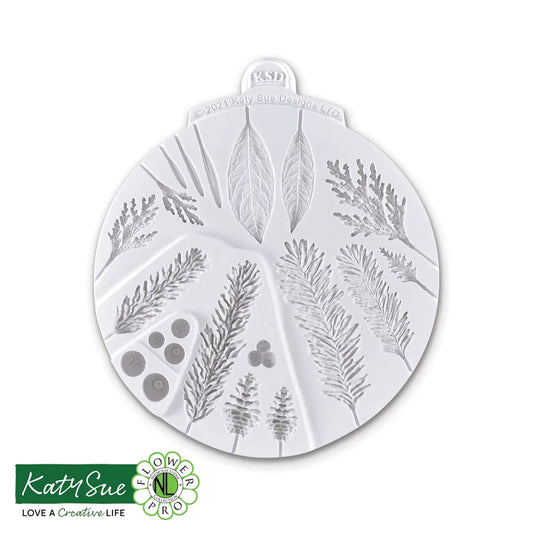 Flower Pro Winter Foliage Silicone Mould