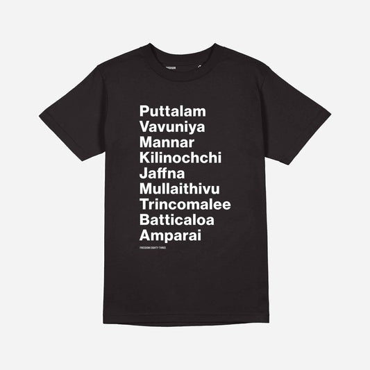 The Northern Provinces of Sri Lanka - Black