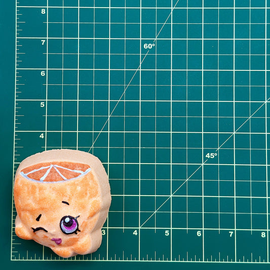 Orange with Face