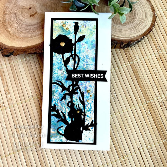Creative Expressions Paper Panda Among The Poppies Craft Die