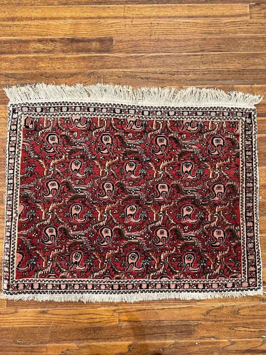 Persian Bijar Rug | 2' 2" x 2' 11"