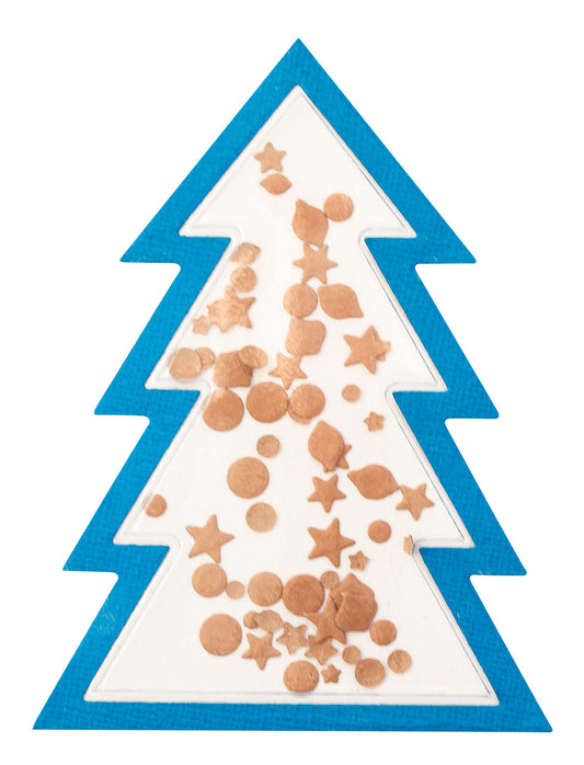 SL Shaker Blisters Christmas Tree Essentials 81.5x113x11mm 10 PC nr.15