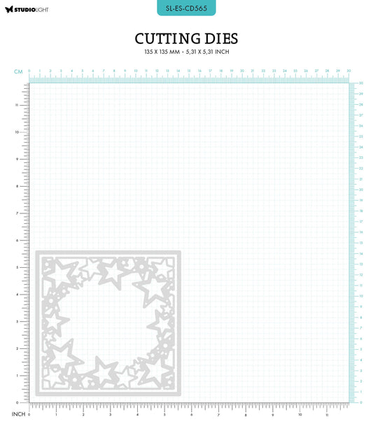SL Cutting Die Star Square Essentials 135x135x1mm 2 PC nr.565