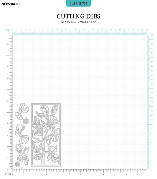SL Cutting Dies Poppy Frame Essentials 101x142x1mm 8 PC nr.735