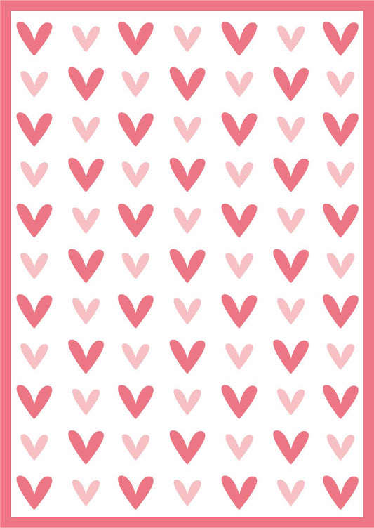 SL Mask Heart Pattern Essentials 150x210x1mm 1 PC nr.175