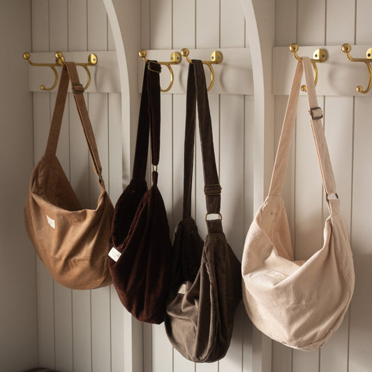 Kord-Crossbody-Tasche | Verstellbarer Schultergurt