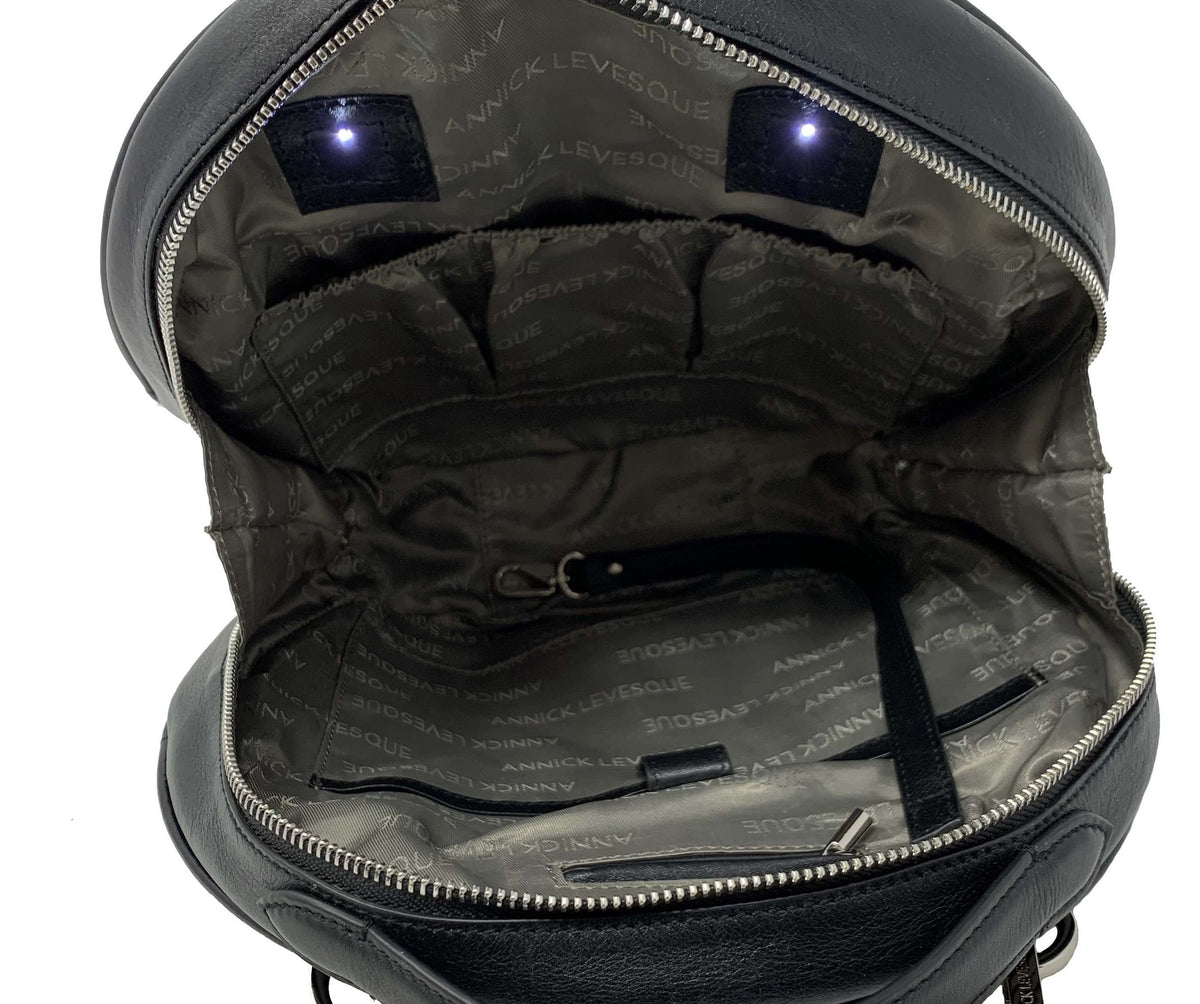 Sac rond transformable, perlé - Heidi