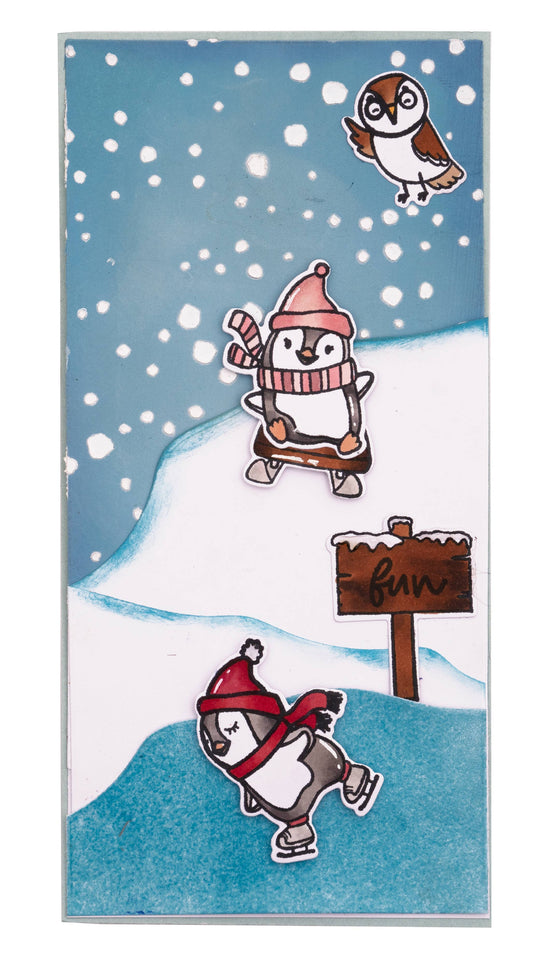SS Stamp & Cutting Die Penguin Sweet Stories 160x270x1mm 1 PC nr.18