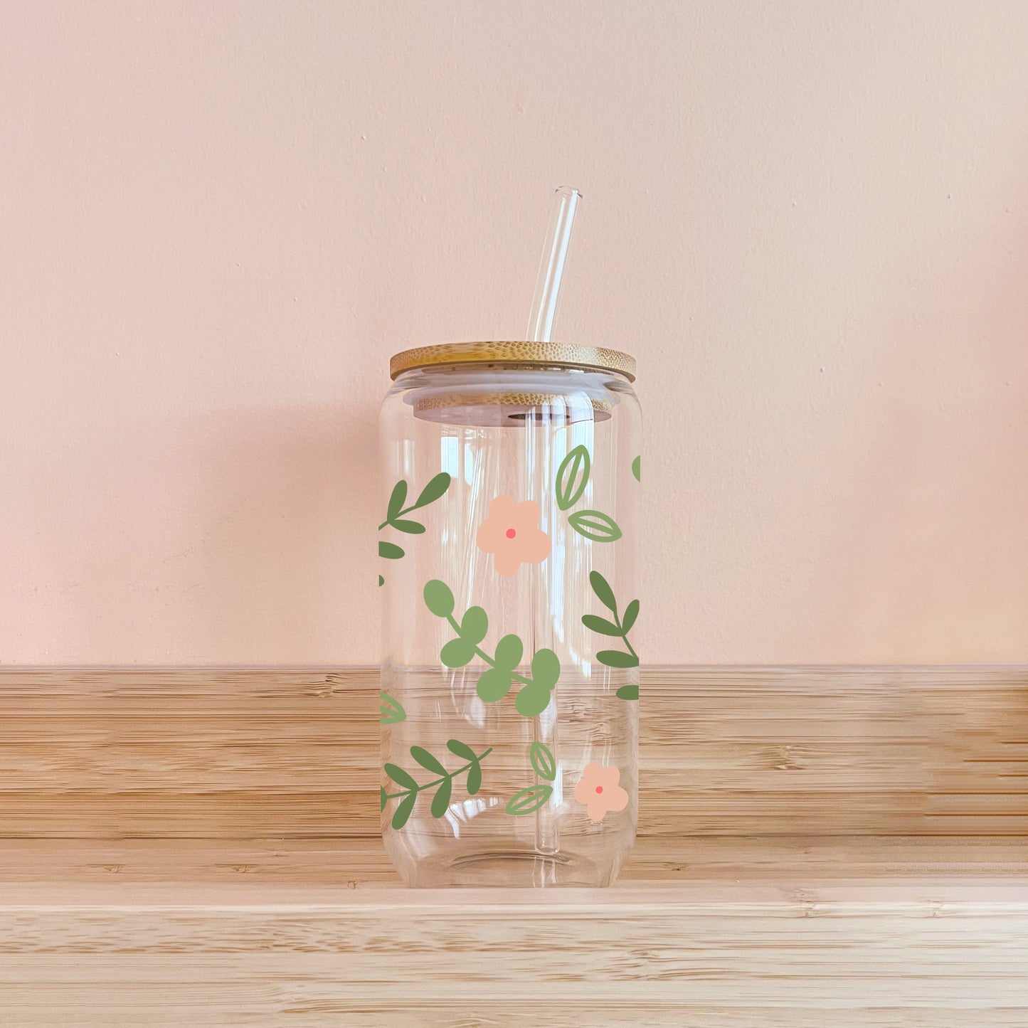 Verre boho - eucalyptus