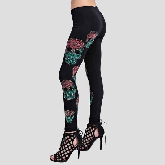 Vocal Women's Sugar Skull Leggings