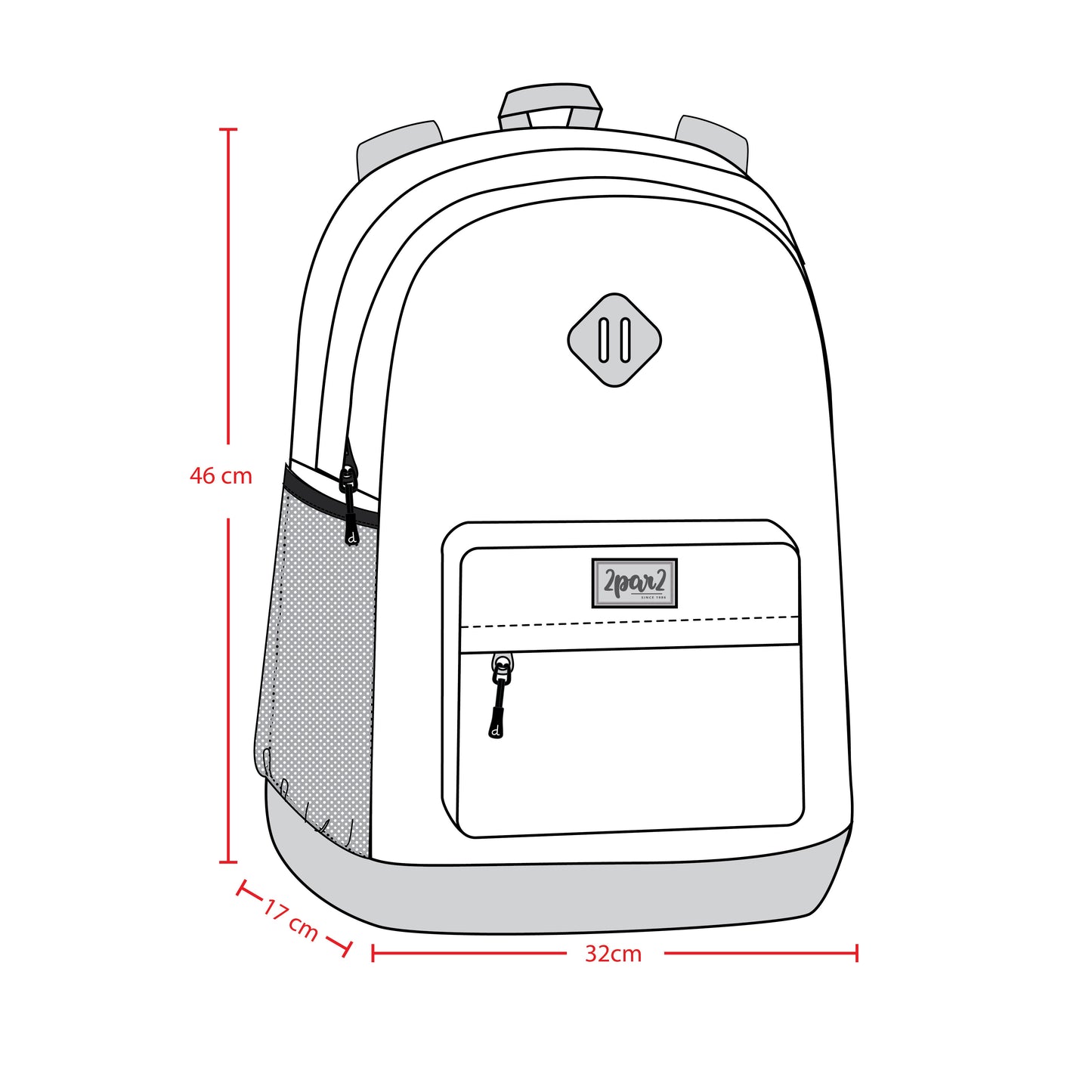 Kids Backpack Blue Dinosaur Print
