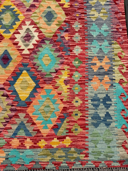 Afghan Maimana Kelim Teppich | 1,85 x 2,82 m