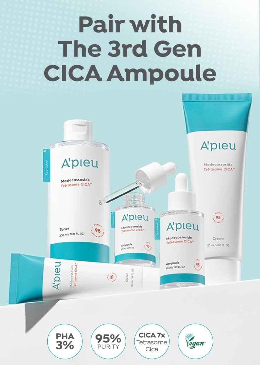 APIEU Madecassoside Tetrasome Cica Ampoule 30ml