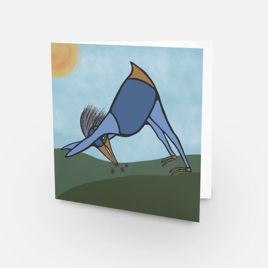 Greeting Card - Downward Facing Bird
