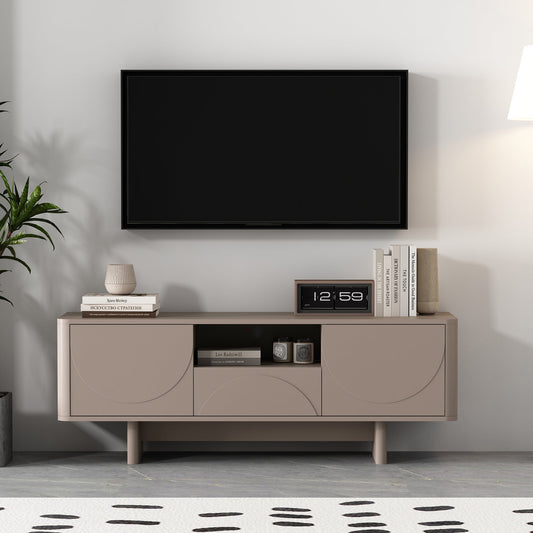 Portico 59" Storage TV Stand - Multiple Color Options
