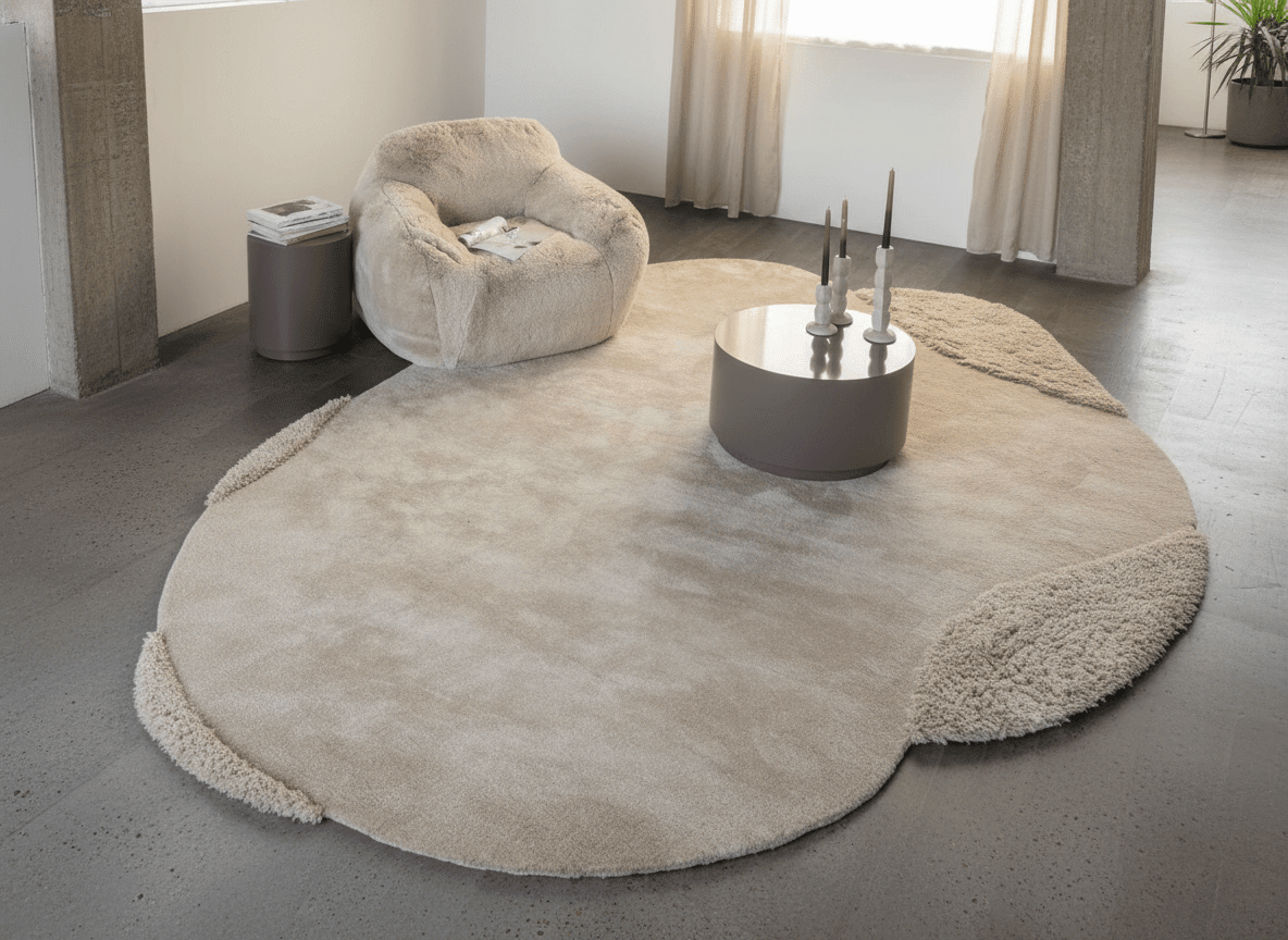 Harmony Wave Hand-Woven Carpet