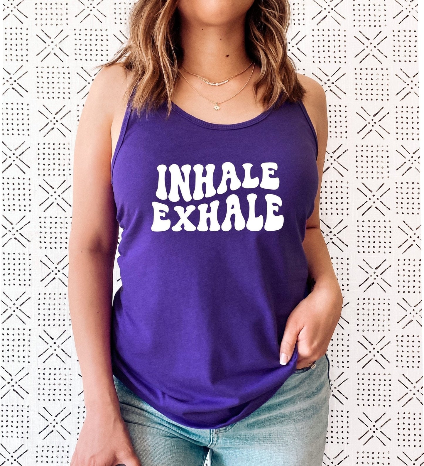Inhale Exhale Yoga Tank Top