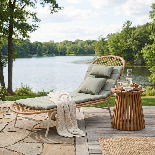 Olmo Outdoor Side Table - Natural