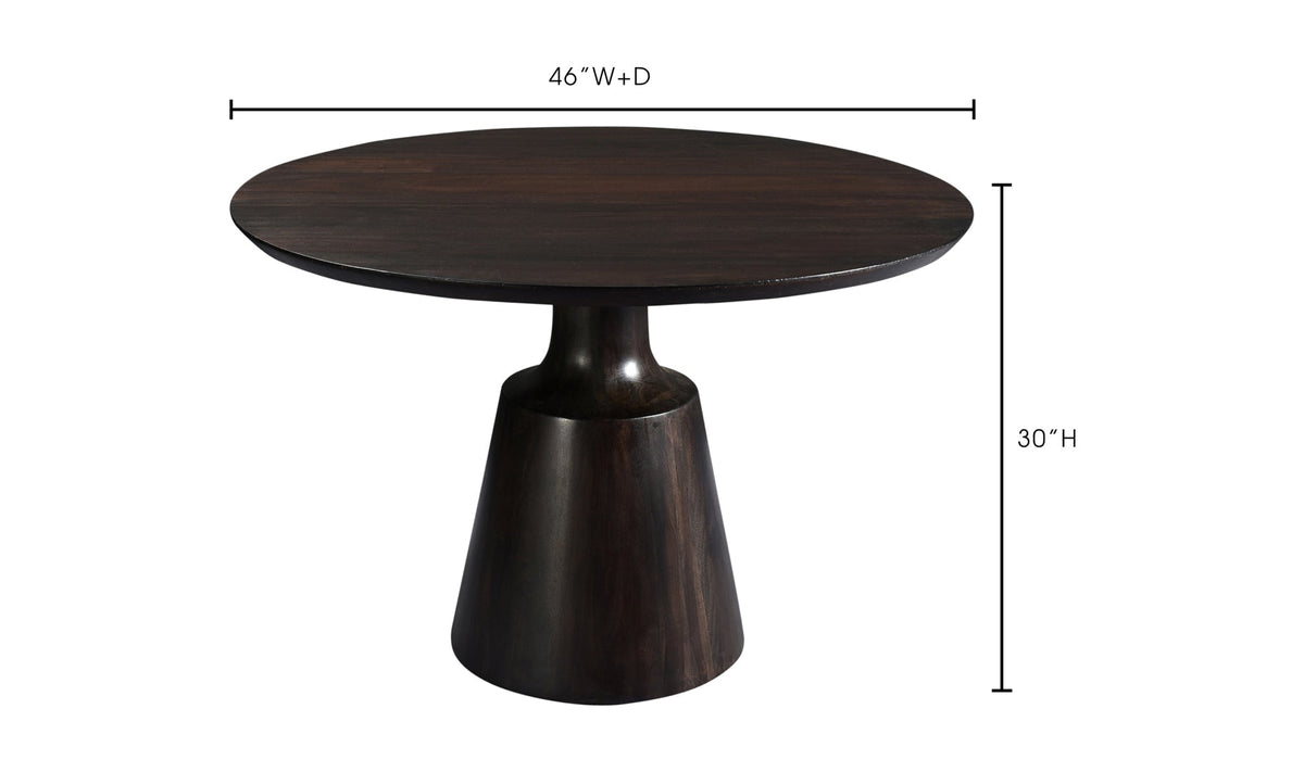 Merritt Dining Table Dark Brown