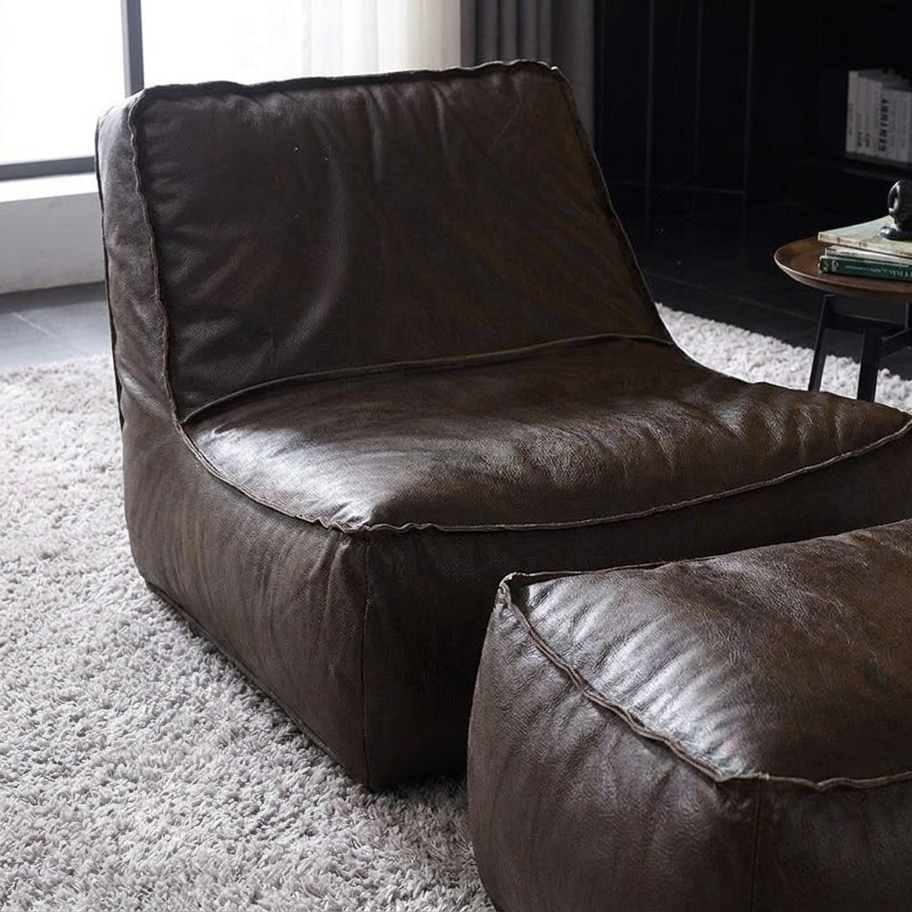 P02 Single Sofa & Ottoman Set