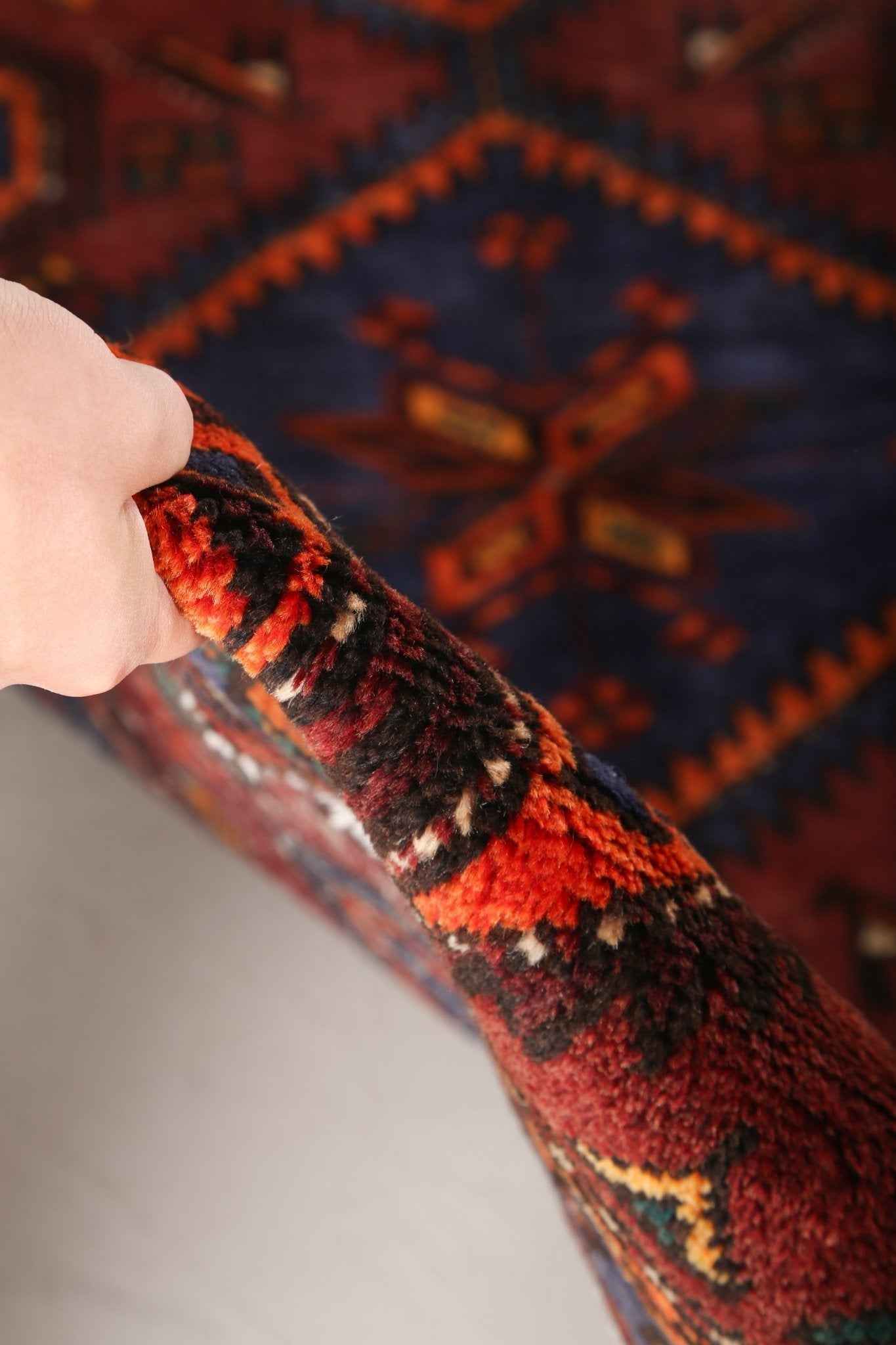 Persian Hamadan Rug | 4' 6" x 7' 3"