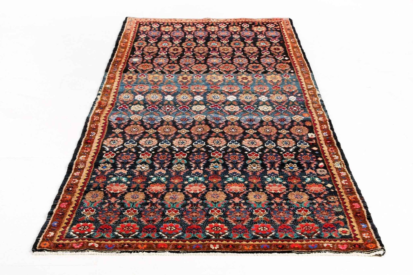 Persian Hamadan Runner Rug | 3' 9" x 9' 2"