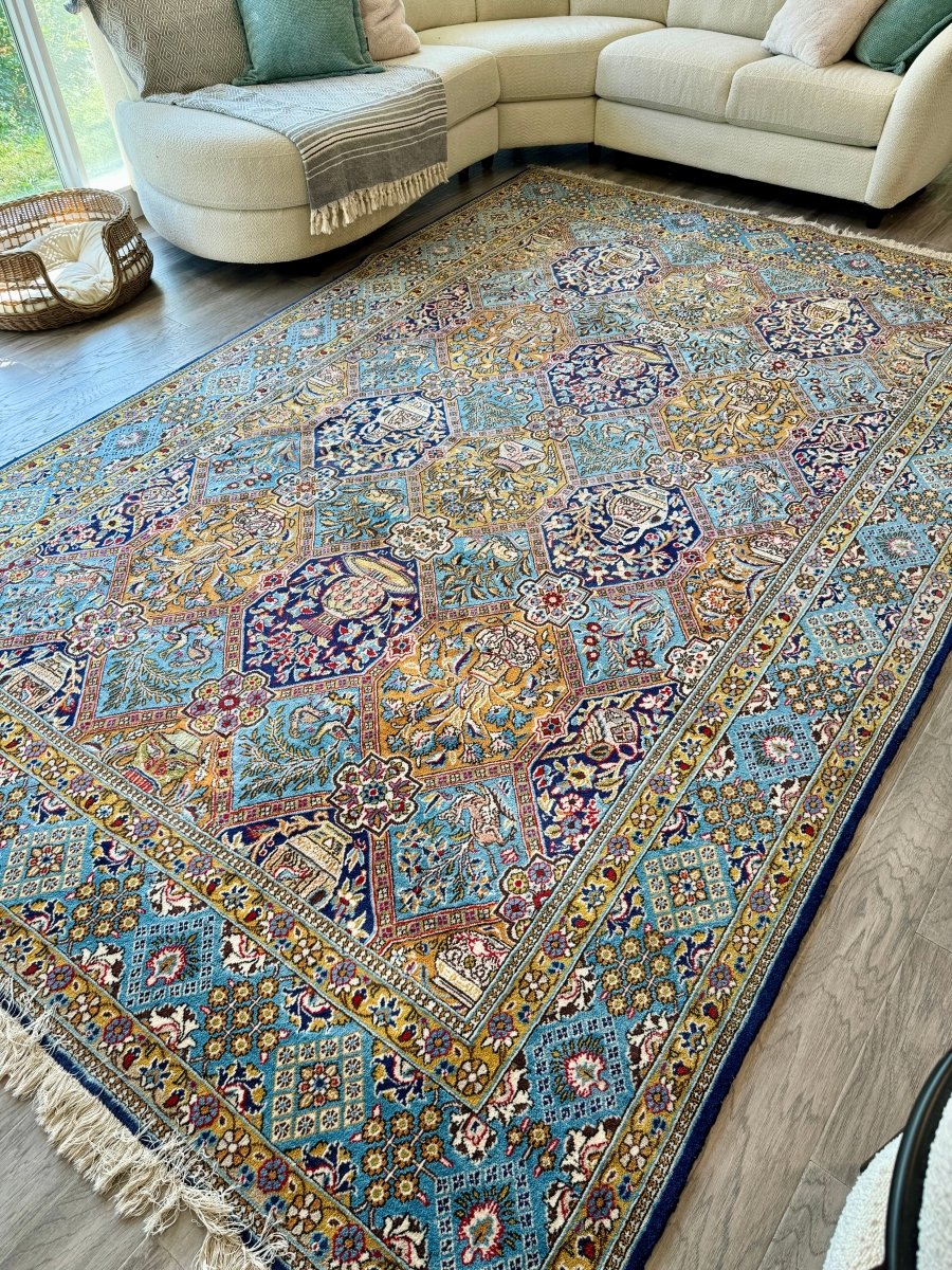 Persian Qum Rug | 7' 3" x 11' 2"