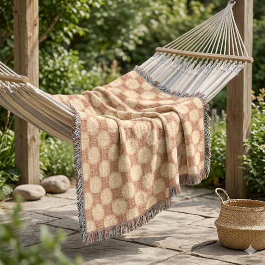 Pattern throw blanket