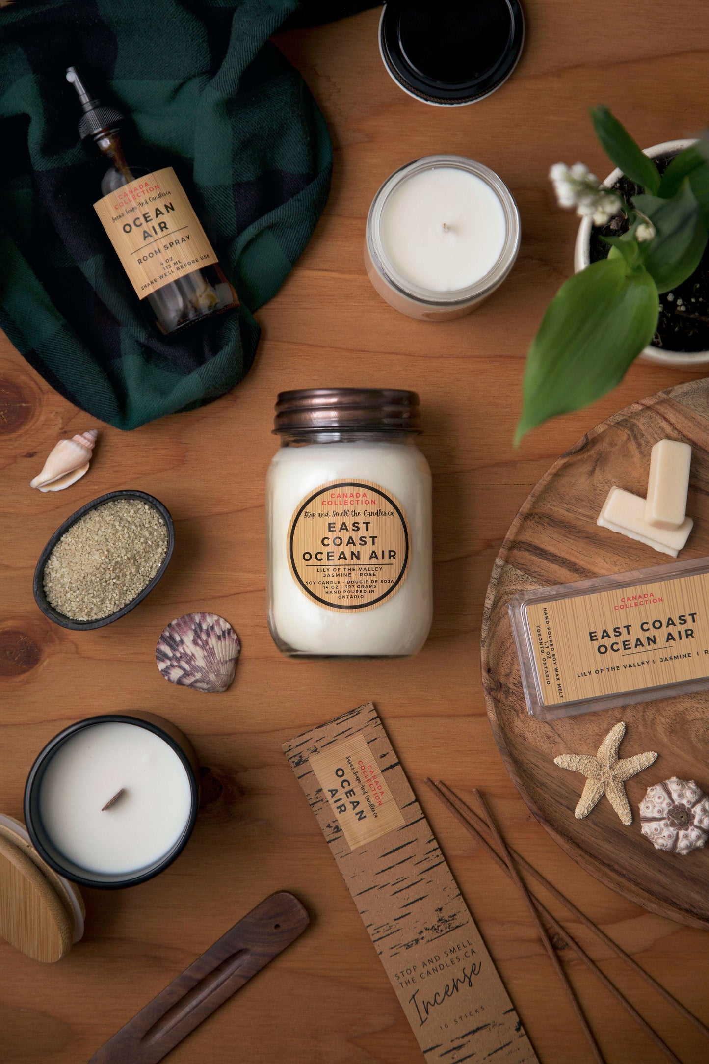 East Coast Ocean Air Soy Candle - 8 oz