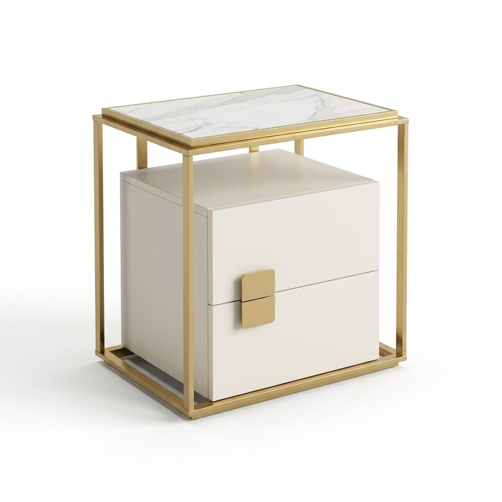Sterling Luxury Upholstered Storage Bed with Hydraulic Lift and Side Drawers