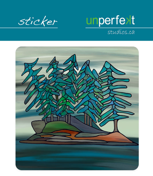 Vinyl Sticker - Little Island