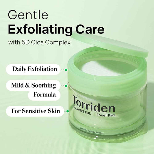Torriden Balanceful Cica Toner Pad 180ml / 60pads