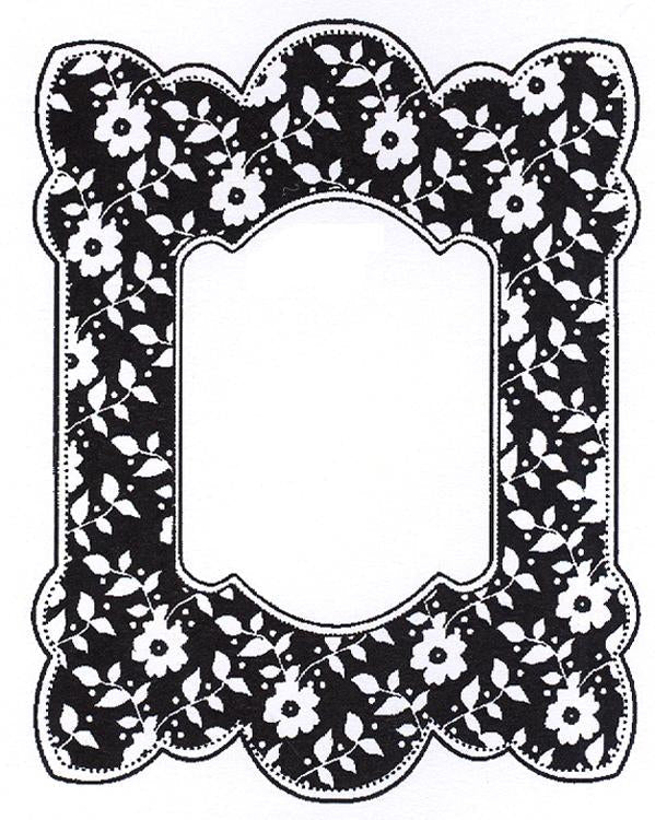 Creative Expressions Stamps - Silhouette Blooms