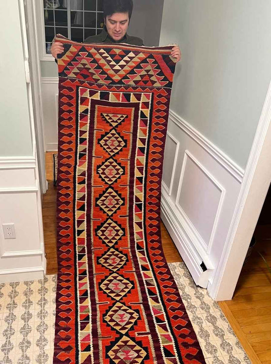 Vintage Herki Runner | 2' 8" x 10