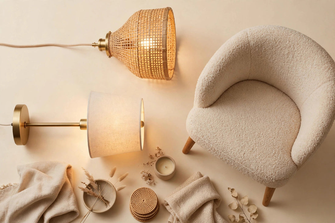 Light Fixtures & Cozy Furniture — AURABAGS SHOP, October 10, 2026