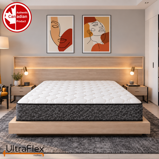 UltraFlex® DESIRE Orthopedic Pocket Coil Hybrid with High-Density Foam and a Quilted Tight Top — Made in Canada