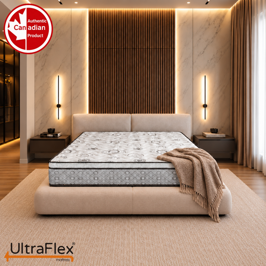 UltraFlex® EVOKE Orthopedic, Smart Cool Gel Memory Foam, Eco-friendly FIRM Mattress (Made in Canada)