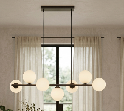 ESTERA Brown Scandinavian  Pendant Light 7 - AURABAGS SHOP