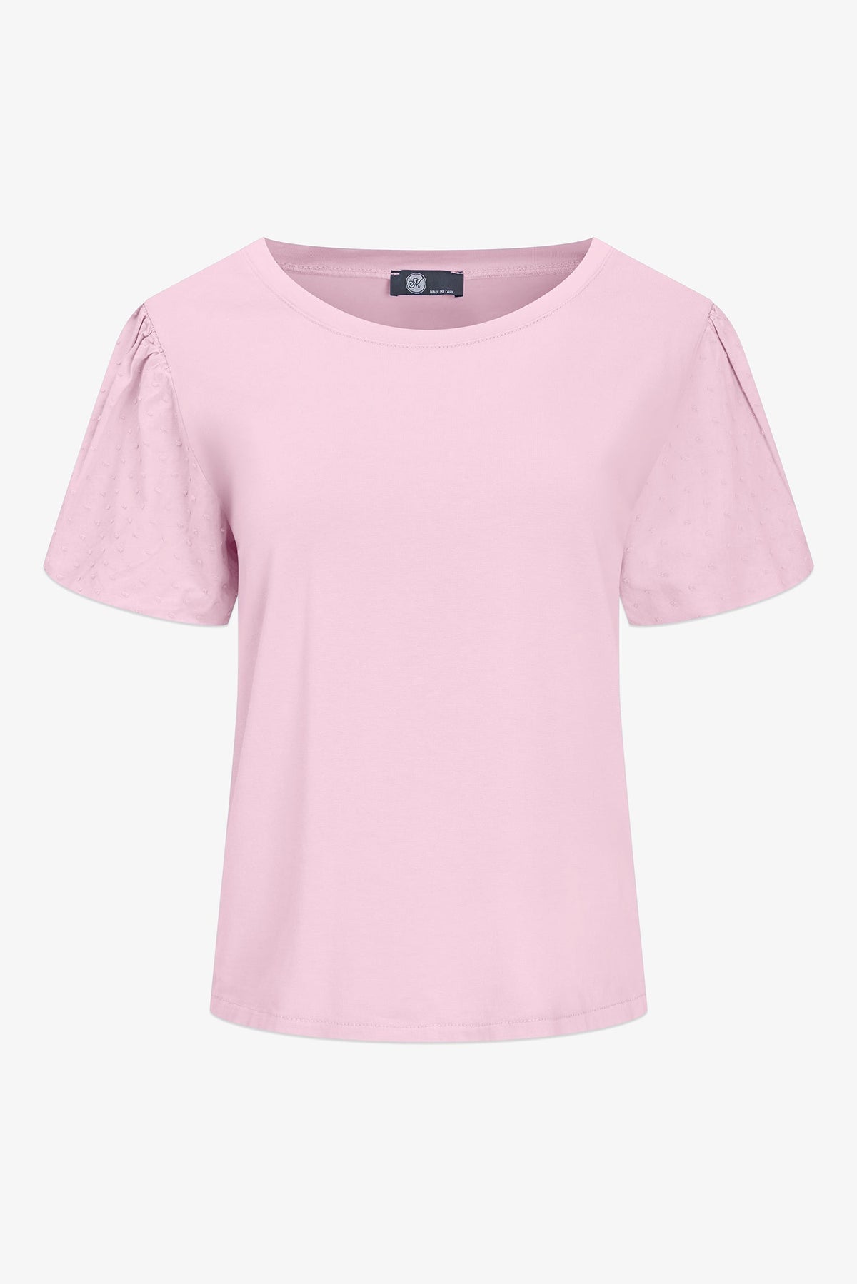 Women's Knit/Woven Combo Top