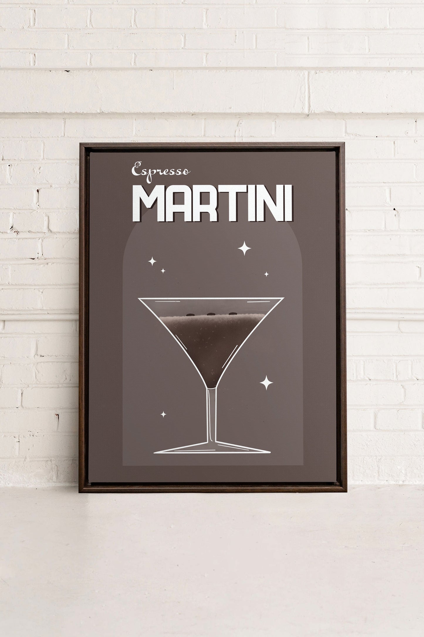 ESPRESSO MARTINI, Oeuvre sur toile étirée