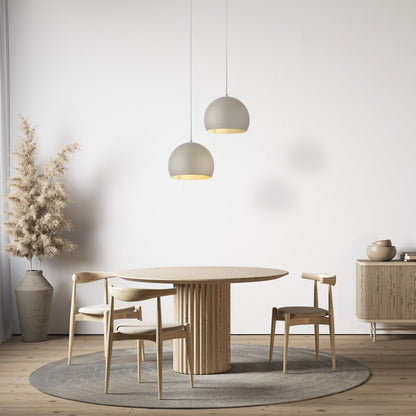 ZOE Mid-Century Modern Dome Pendant Light for Kitchen Island & Dining Table - AURABAGS SHOP