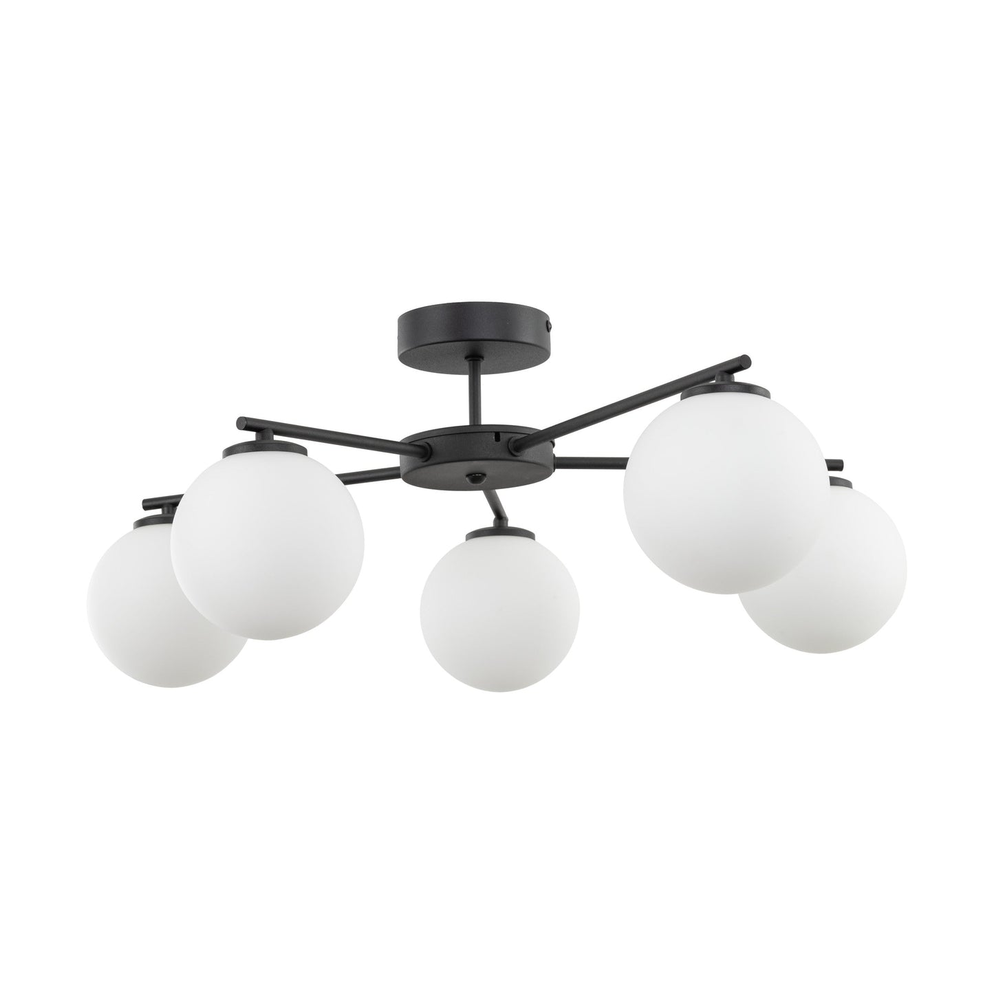 ELTON Black Scandinavian Ceiling Lamp for Living Room, Bedroom & Hallway - AURABAGS SHOP