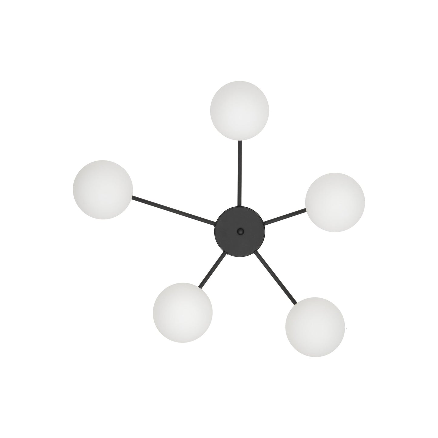 ELTON Black Scandinavian Ceiling Lamp for Living Room, Bedroom & Hallway - AURABAGS SHOP