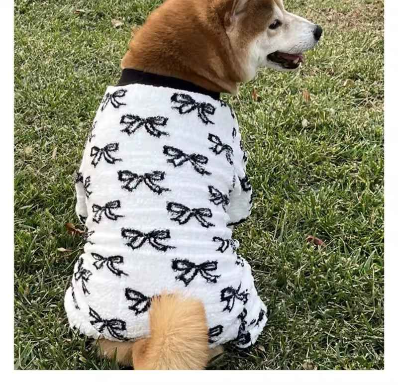 Bows and All Onesie – Luxury Dog Onesie for Medium to Large Breeds